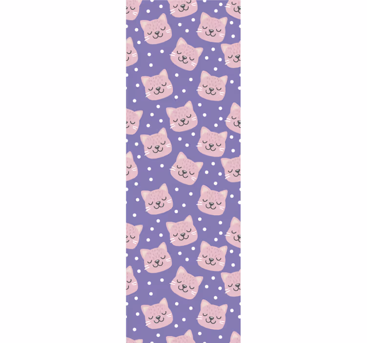Papel pintado gatos Cara de gato lindo - TenVinilo