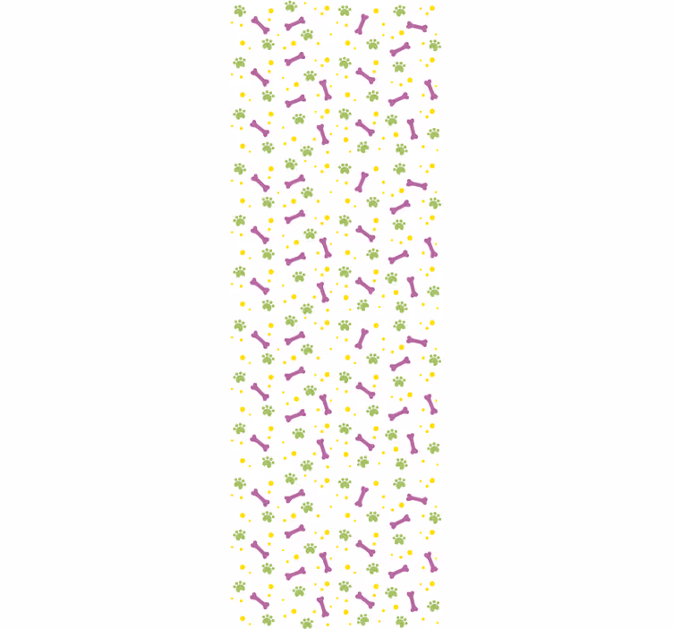 Papel tapiz para recámara patrón de instrumento floral - TenVinilo