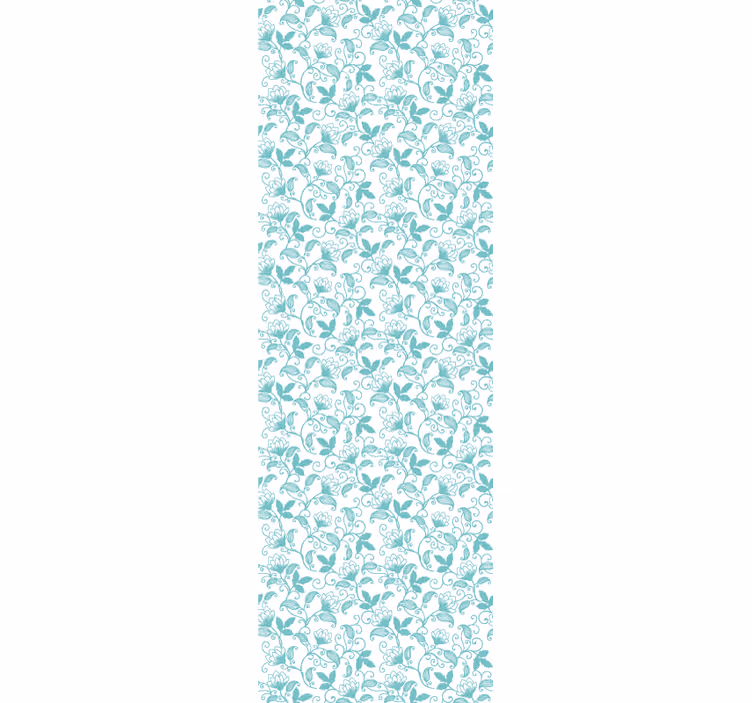 Papel tapiz hojas pergaminos ornamentados - TenVinilo
