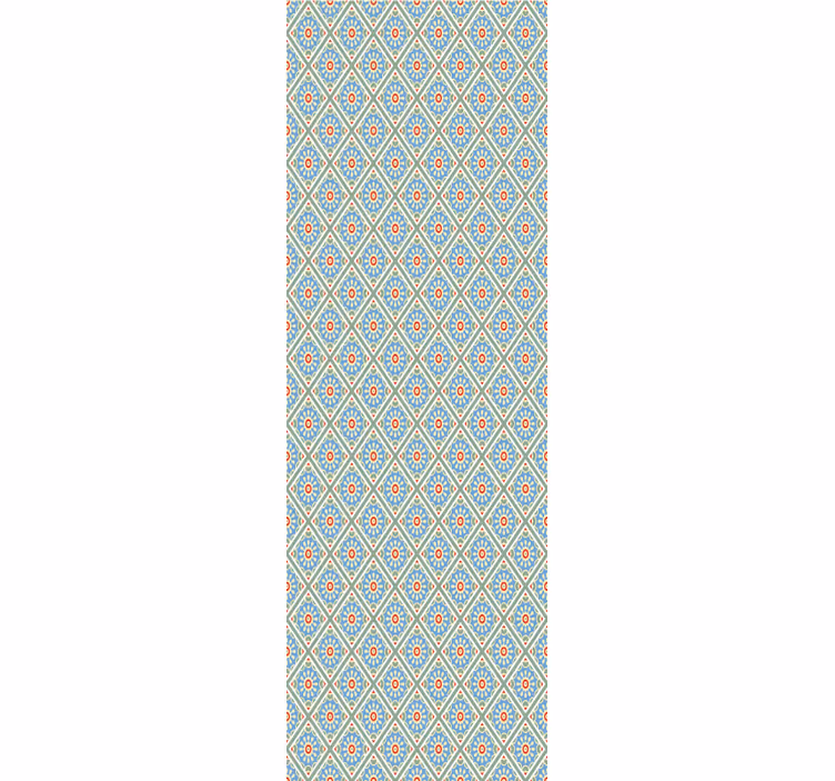 Papel tapiz azulejos esencia de mosaico geométrico - TenVinilo
