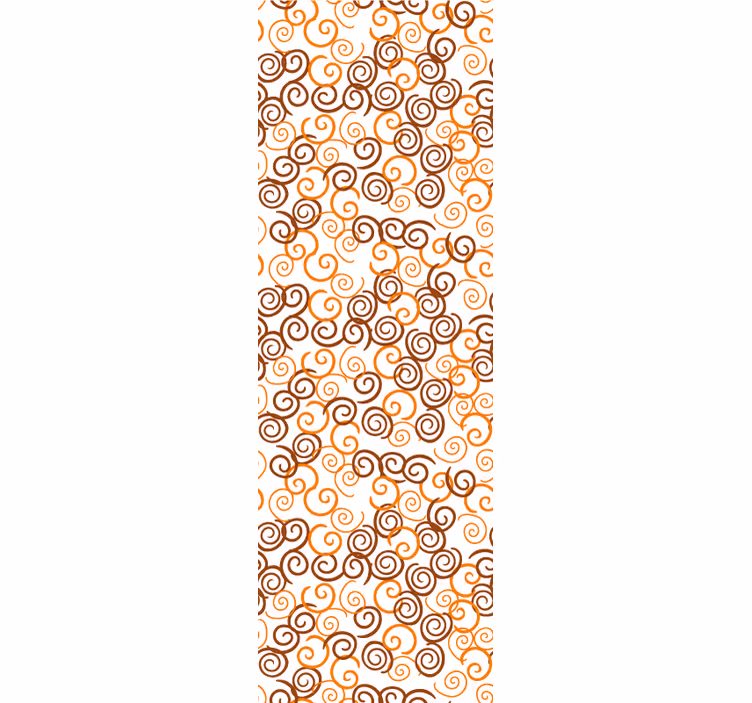 Papel tapiz geométrico patrón de remolinos en espiral - TenVinilo