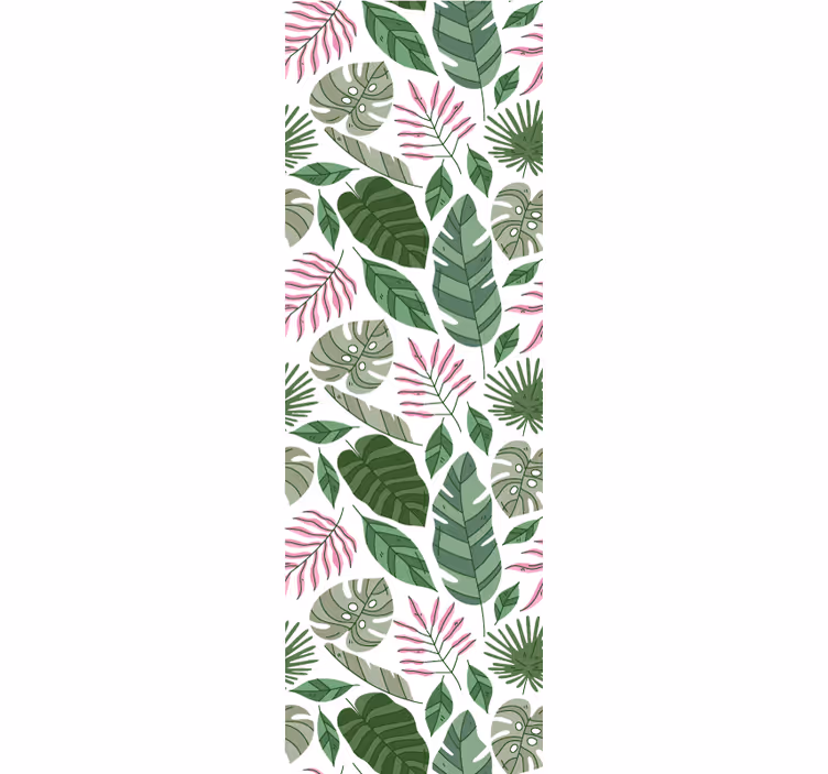 Papel tapiz naturaleza patrones botánicos frondosos - TenVinilo