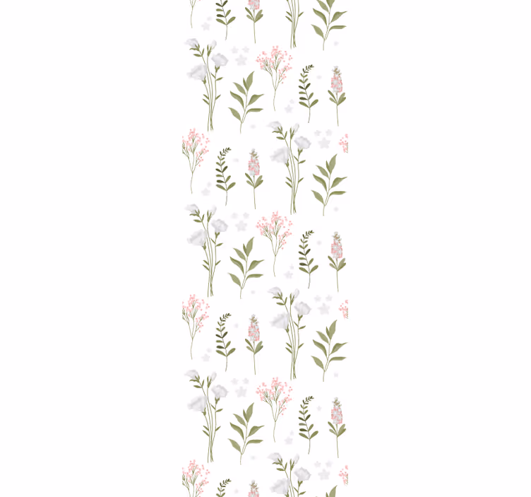 Papel tapiz flores patrón de elegancia floral - TenVinilo