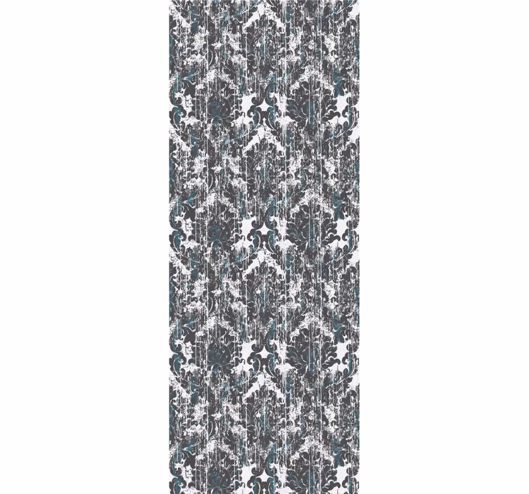 Papel tapiz azulejos damasco desgastado - TenVinilo