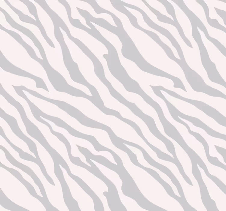 Papel pintado salón patrón cebra gris claro - TenVinilo