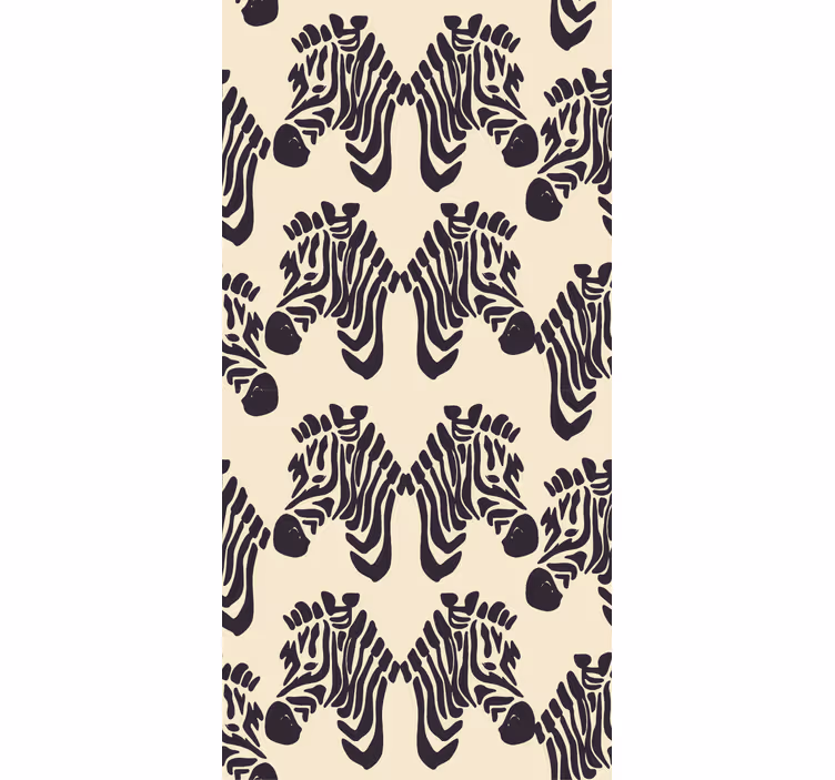 Papel tapiz cebra diseño de patrón de cebra - TenVinilo