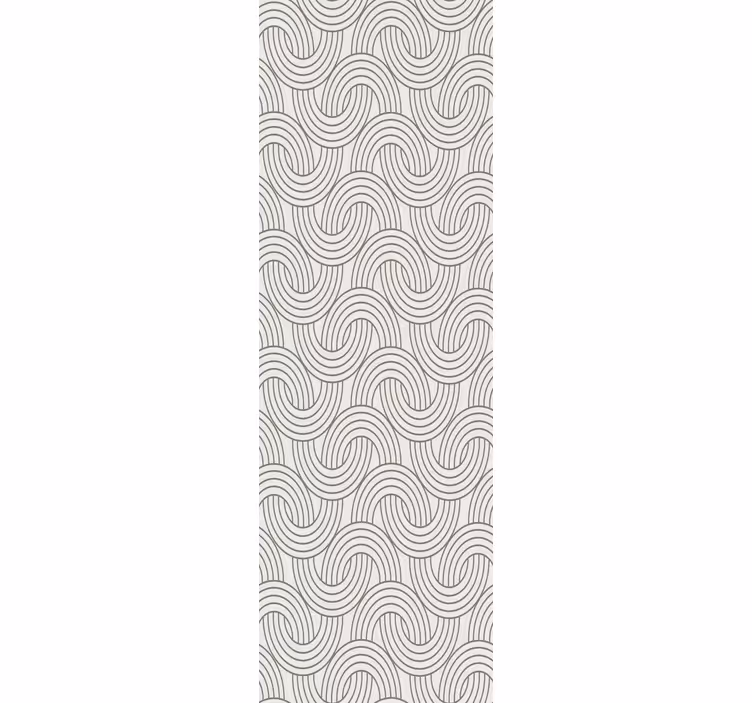 Papel tapiz geométrico patrones ondulados - TenVinilo