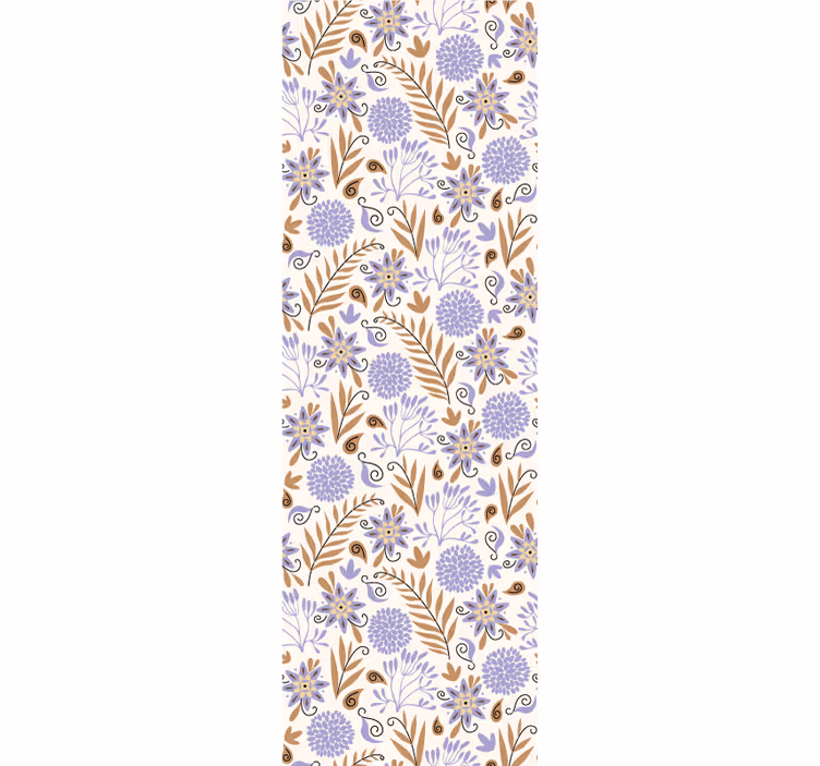 Papel tapiz flores arreglo floral estampado - TenVinilo