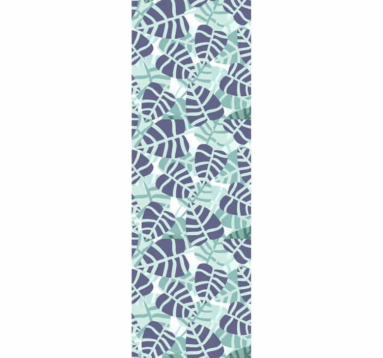 Papel tapiz hojas mosaico de monstera - TenVinilo