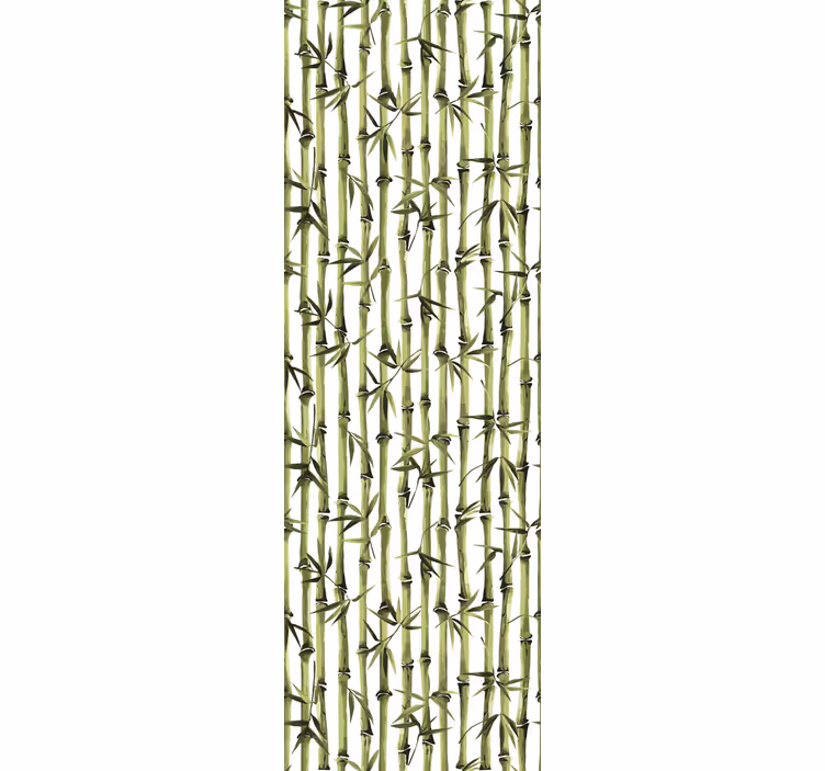 Papel tapiz naturaleza patrón de bambú - TenVinilo