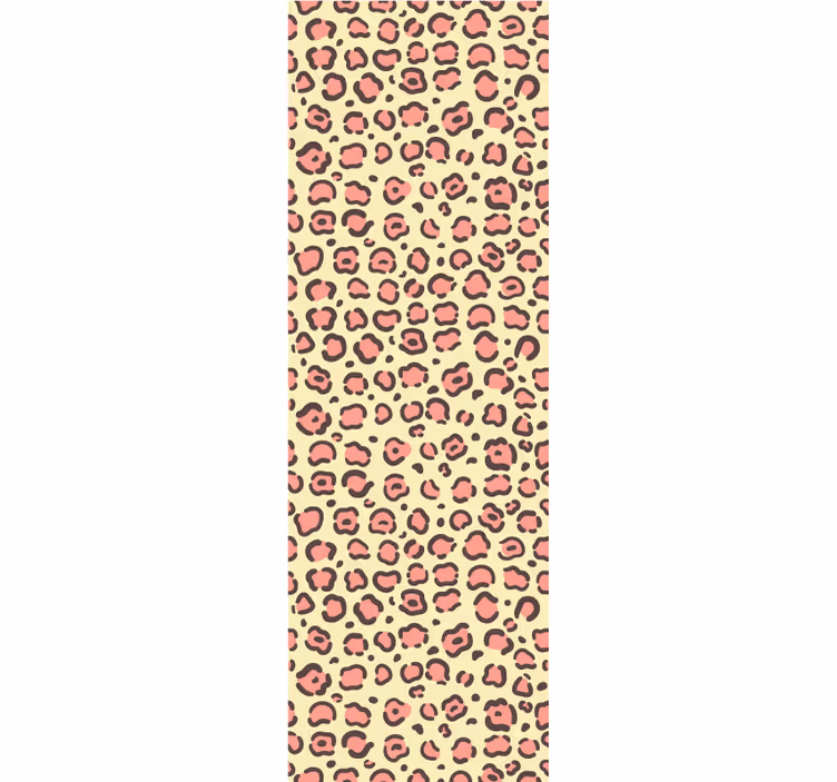 Papel tapiz azulejos motivo de estampado de leopardo - TenVinilo