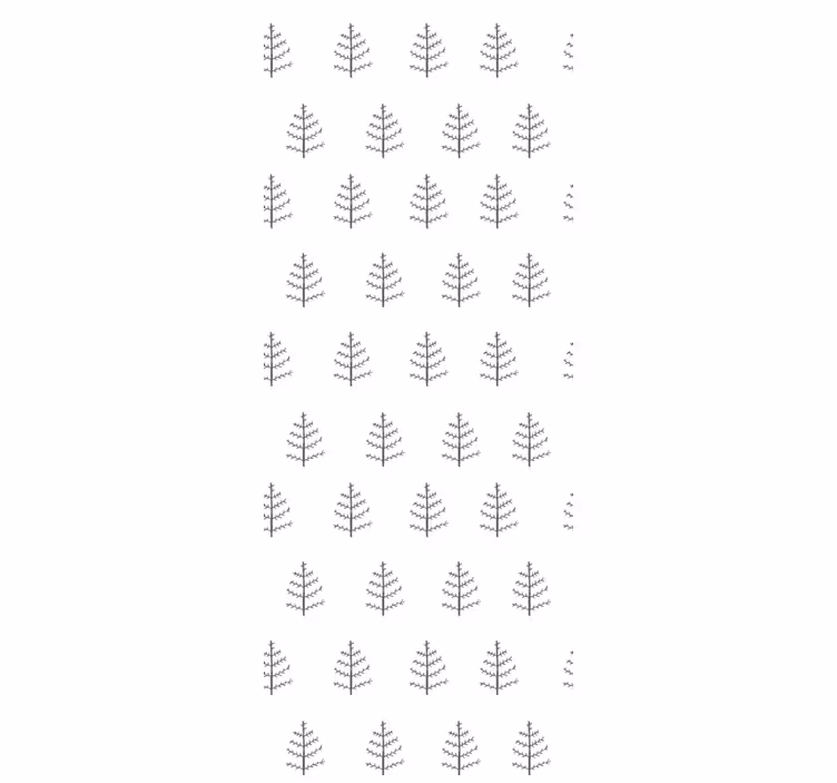 Papel tapiz hojas botánico simplista - TenVinilo