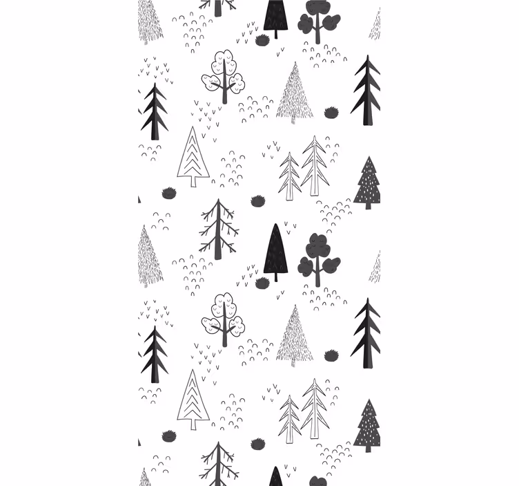 Papel tapiz naturaleza bosque escandinavo - TenVinilo