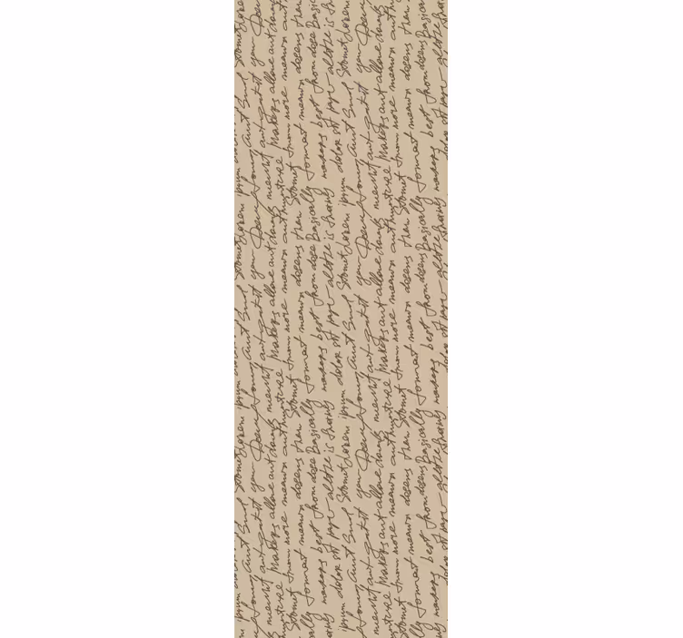 Papel tapiz letras escritura de guiones elegante - TenVinilo