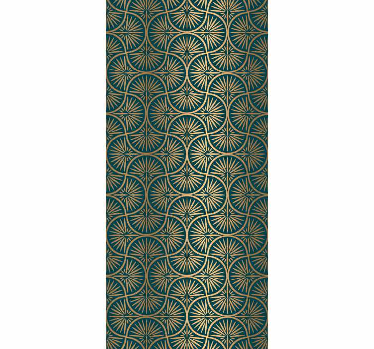Papel tapiz ornamental elegantes motivos geométricos - TenVinilo