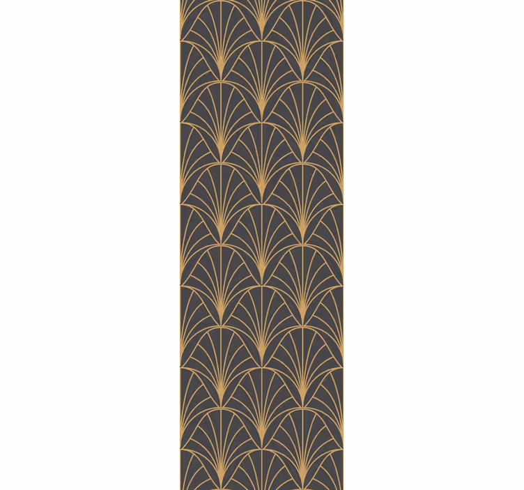 Papel tapiz moderno elegantes patrones dorados - TenVinilo