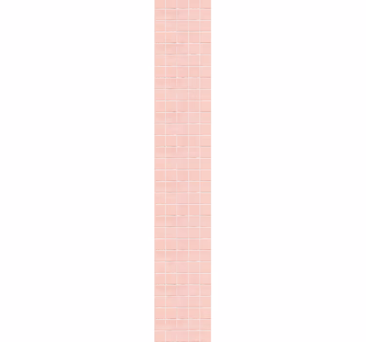 Papel pintado moderno Azulejos rosados rubor simple - TenVinilo