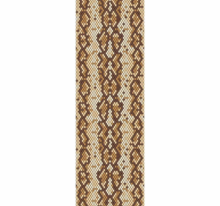 Papel tapiz arte patrón de serpiente texturizado - TenVinilo