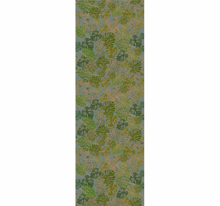 Papel pintado nórdico Hojas de monstera minimalista japandi - TenVinilo