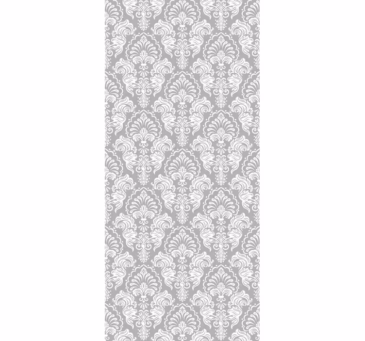 Papel tapiz barroco elegante patrón de damasco - TenVinilo