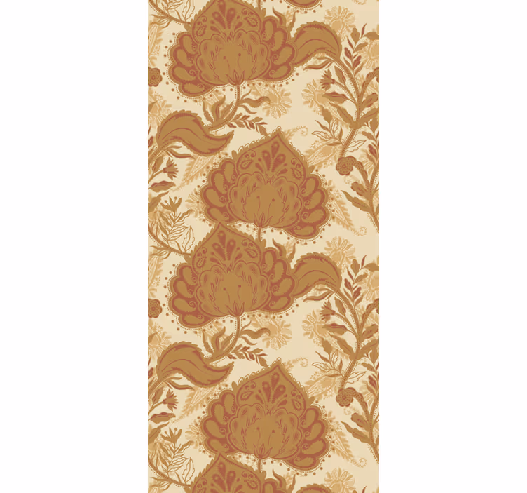 Papel clásico Estilo damasco floral vintage - TenVinilo