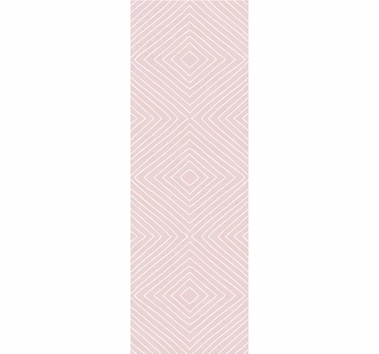 Papel pintado cuadros Patrón cuadrado rosa minimalista - TenVinilo