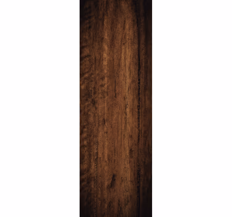 Papel tapiz madera madera oscura marrón patinada - TenVinilo