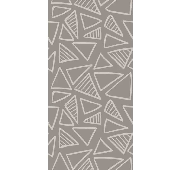 Papel tapiz geométrico diseño de patrón triangular - TenVinilo
