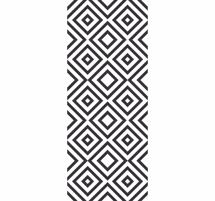 Papel pintado cuadros Patrón de hipnotismo geométrico - TenVinilo