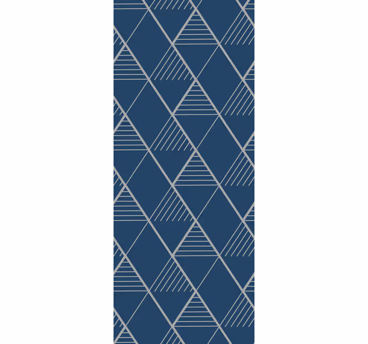 Papel tapiz geométrico patrones de líneas triangulares - TenVinilo