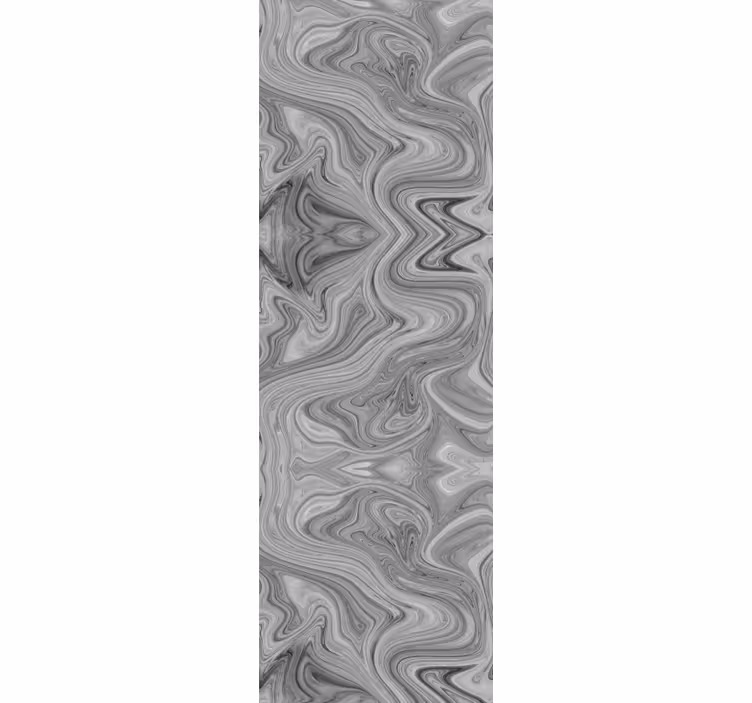 Papel pintado abstracto Patrón de espirales de pintura gris - TenVinilo