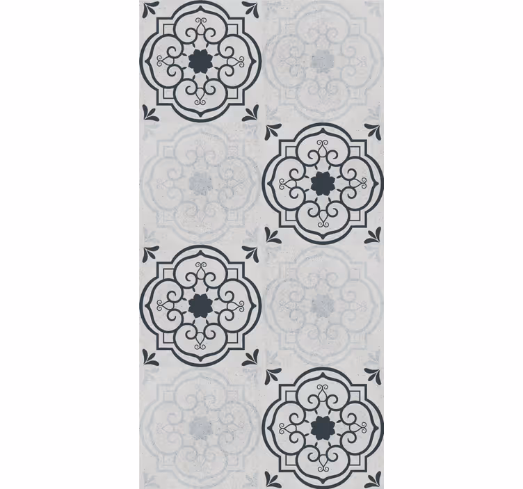 Papel pintado hormigón Teja de cemento decorativa - TenVinilo