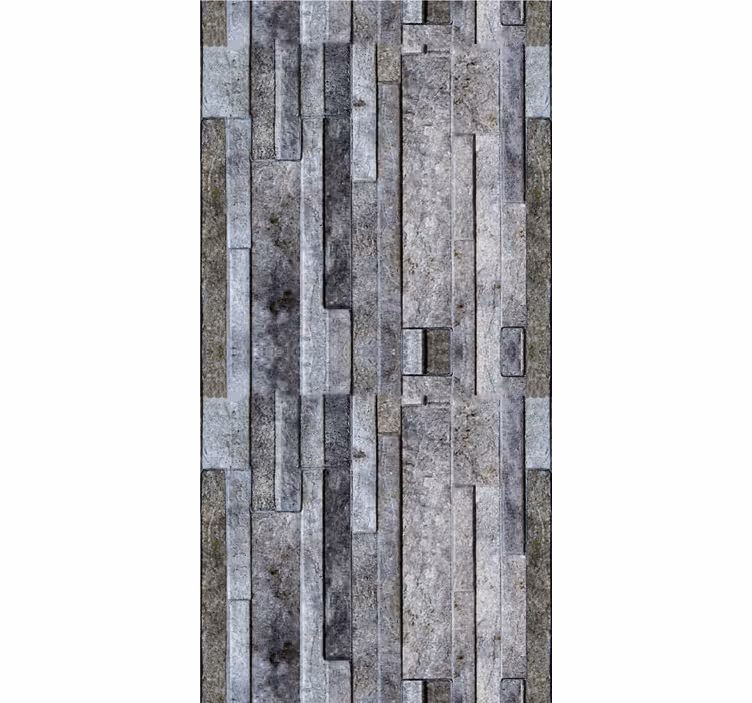 Papel tapiz piedra elegante motivo gris - TenVinilo