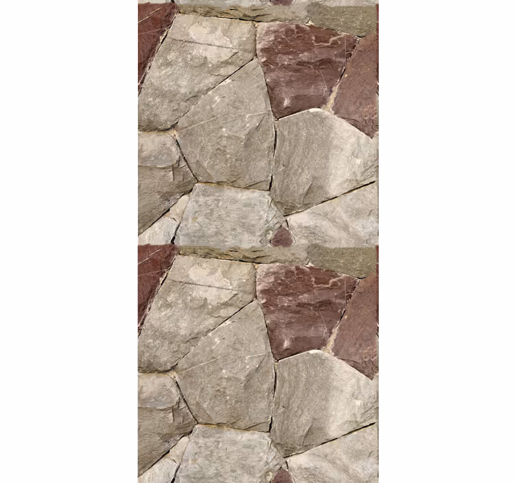 Papel imitación piedra Piedras con efecto realista - TenVinilo