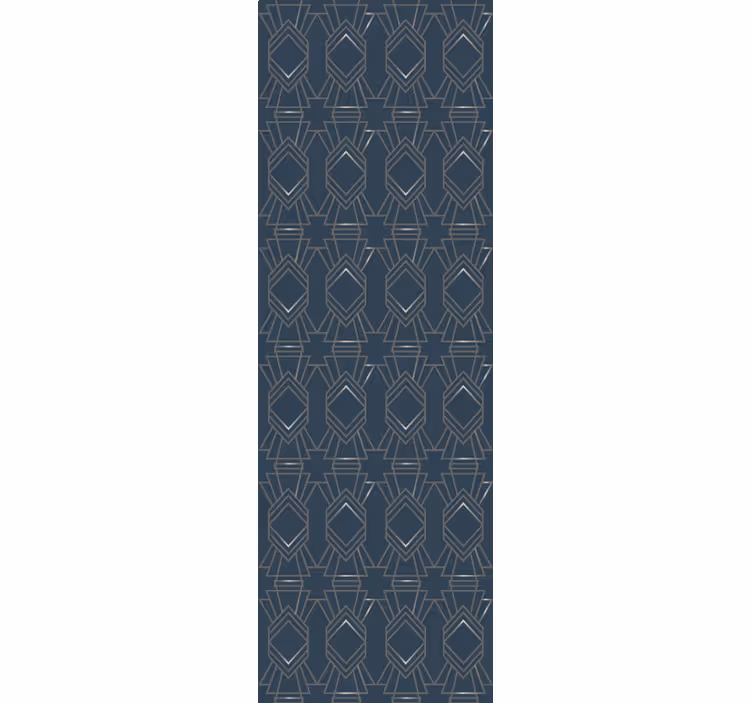 Papel tapiz clásico rombo art déco - TenVinilo