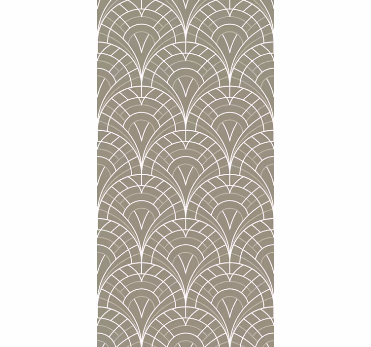 Papel tapiz moderno patrones de líneas curvas - TenVinilo
