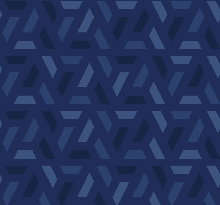 Papel tapiz navy patrón de triángulos - TenVinilo