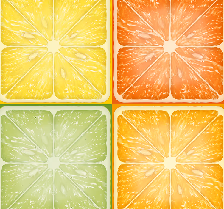 Papel tapiz azulejos diseño de azulejos geométricos - TenVinilo