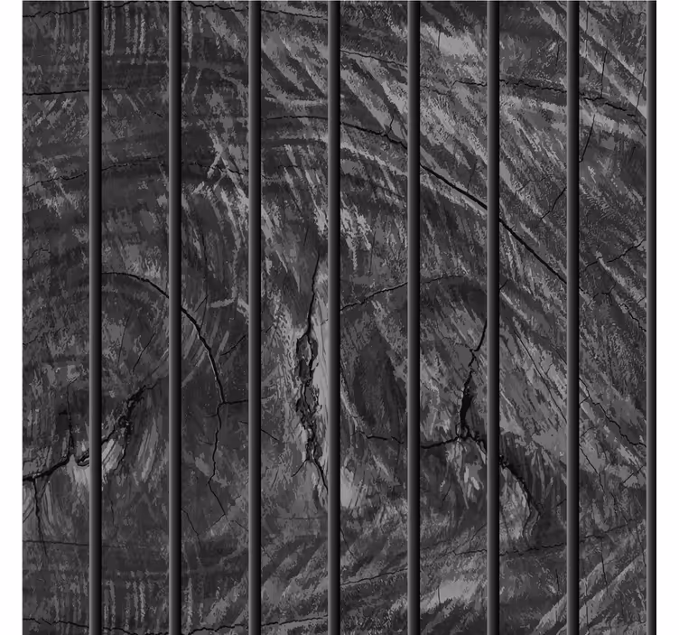Papel tapiz negro tablones de madera - TenVinilo