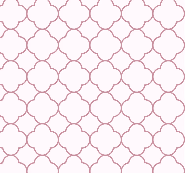 Papel tapiz rosa diseños geométricos - TenVinilo