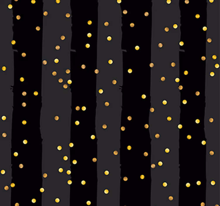 Papel pintado rayas oscuras con puntos dorados - TenVinilo