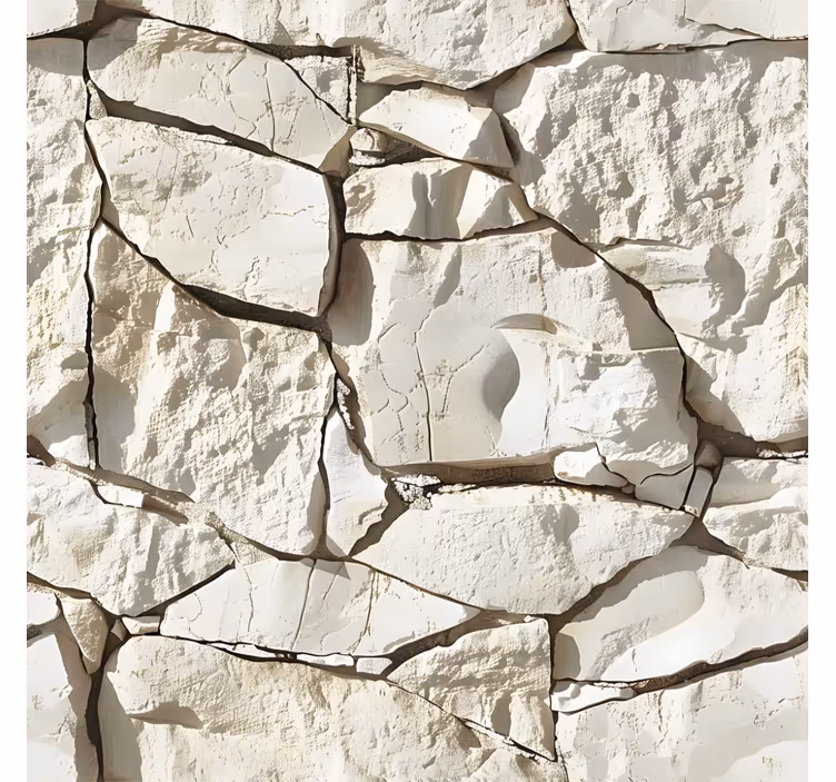 Papel tapiz piedra beige claro - TenVinilo