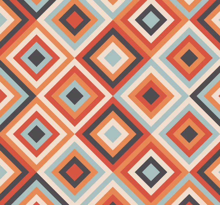 Papel de pared para salón patrón tribal boho - TenVinilo