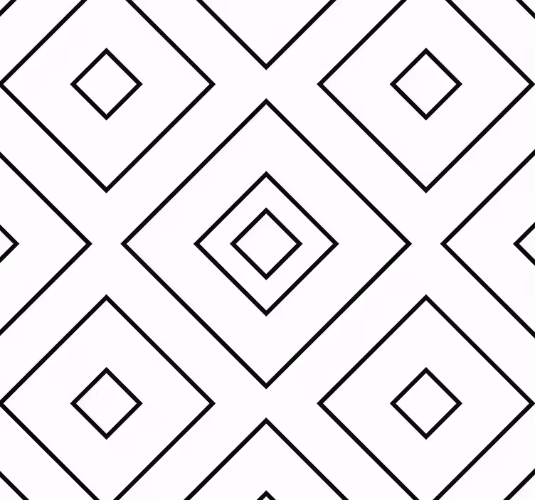 Papel pintado infantil cuadros patrón rombos - TenVinilo