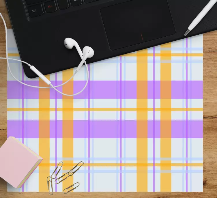 Alfombrilla ratón original Diseño con motivo cuadrado de colores - TenVinilo