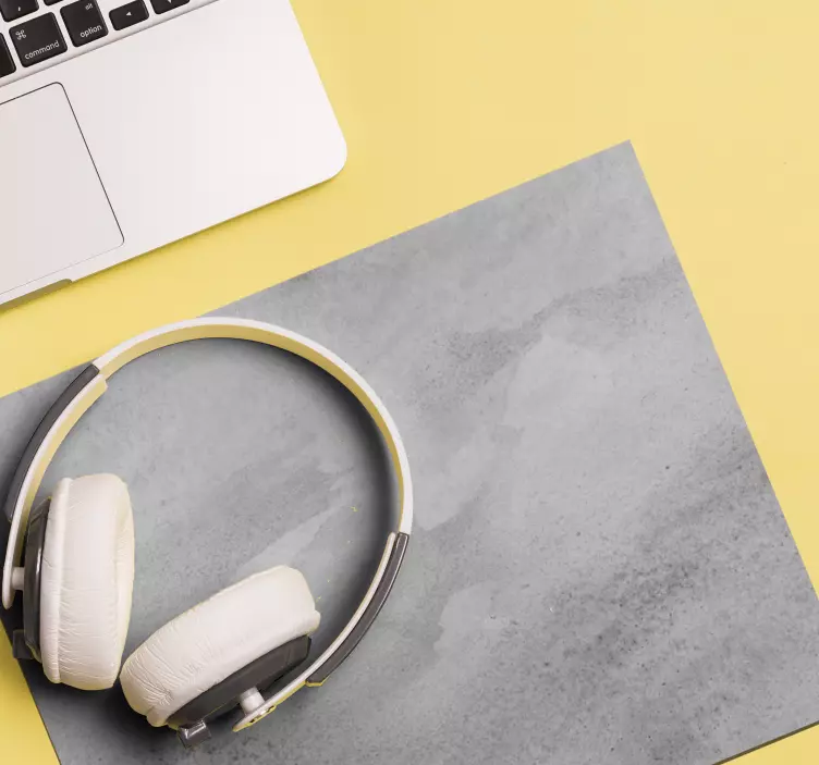 Alfombrilla ratón textura gris - TenVinilo