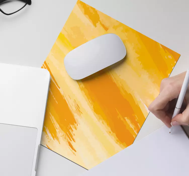 Alfombrilla ratón textura tonos amarillos - TenVinilo