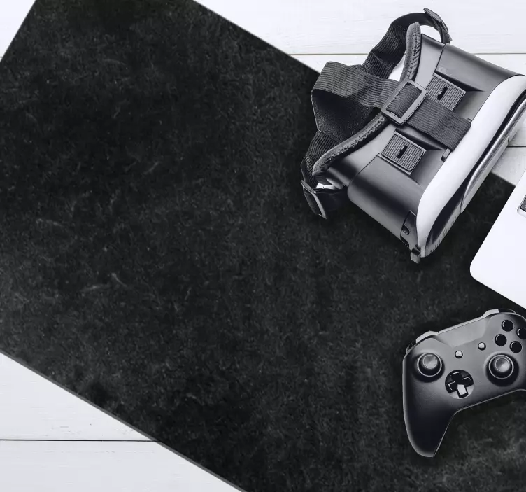 Alfombrilla gaming XXL original patrón negro - TenVinilo