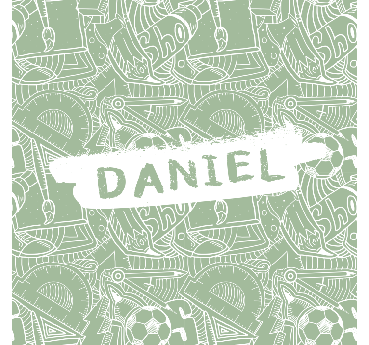 Cortina roller juvenil tiza escolar verde - TenVinilo