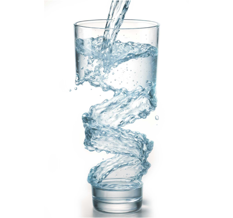 Cortina roller cocina vaso de agua - TenVinilo